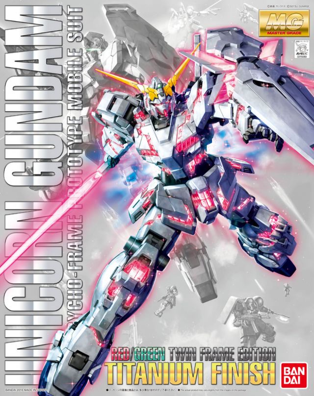 MG Unicorn Gundam Red/Green Titan Gundam